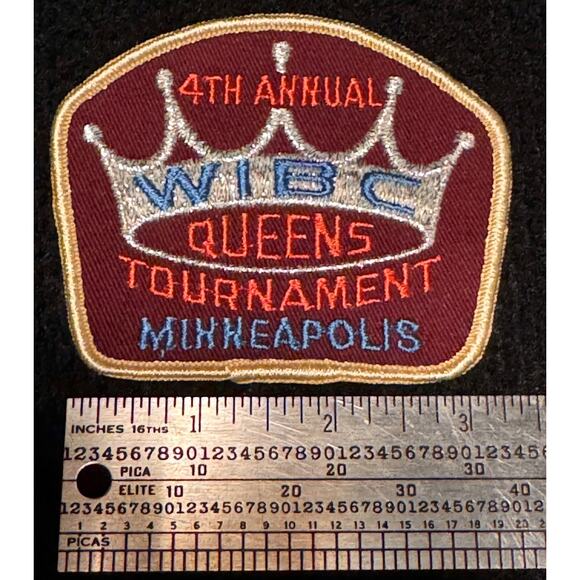 Lot of 5 Vintage Bowling Patches – WIBC & ABC Awards, Queens Tournament, Century - Picture 4 of 12
